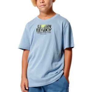 Body Action Graphic Short Sleeve T-Shirt 054504-01-Dusty Blue