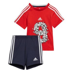 adidas Infant Lil 3-Stripes Summer Set 