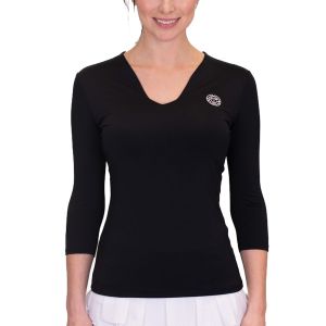 Bidi Badu Crew V-Neck Women's Tennis Longsleeve Top