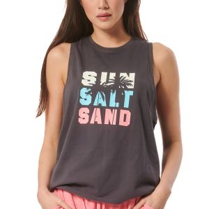 Body Action Enjyme Wash Oversized Women's Tank