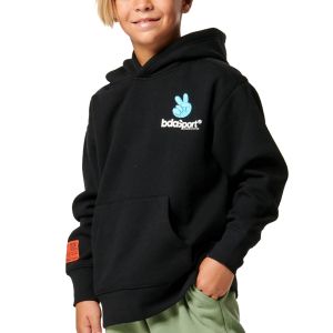 Body Action Boy's Long-Sleeve Hoodie Sweatshirt 064402-01-Black