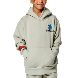 Body Action Boy's Long-Sleeve Hoodie Sweatshirt 064402-01-MirageGrey